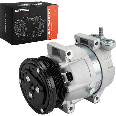 Compresseur de climatisation, diamètre de poulie 119,6 mm, tension nominale 12 V, type de réfrigérant R134a, quantité d'huile 200 ml, véhicules compatibles diverses automobiles (1/5)