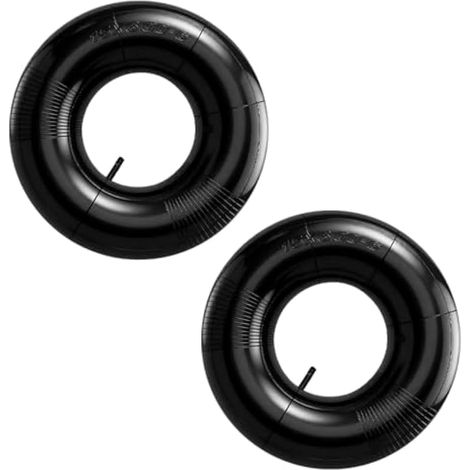 Lot de 2 Chambre à Air 15x6.00-6 avec Valve Droite TR-13, Chambre a Air Brouette en Caoutchouc Épais, Robuste Chambre Ai pour Tracteurs de Cour, Brouettes (1/5)