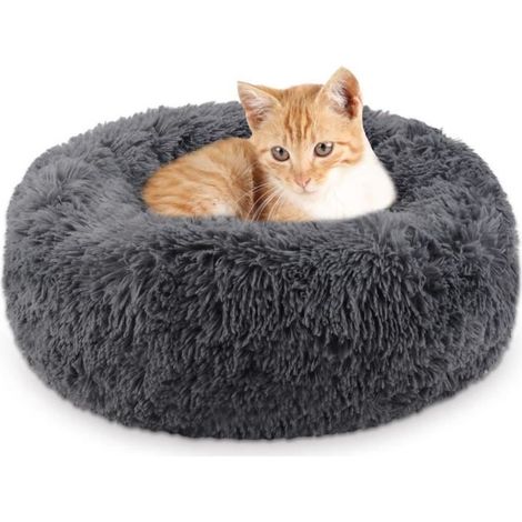 Panier Rond Chat Chien Coussin Pour Lit Lavable Peluche Douce 70CM (1/2)