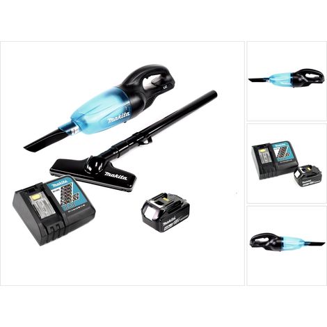 Makita DCL 180 RM1 B Akku Staubsauger 18 V Schwarz + 1x Akku 4,0 Ah + Ladegerät
