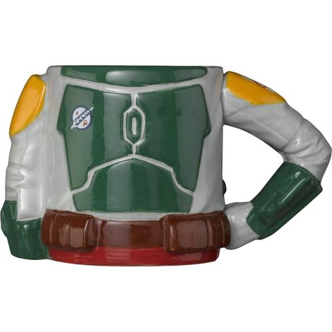 Tazza da Caffè Star Wars Boba Fett 3D Multicolore con Braccio - Exquisite Gaming (1/3)