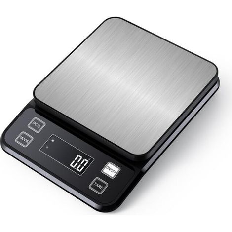 [IPX67 & Rechargeable] Balance de Cuisine Entièrement Étanche, 10kg 0.1g Balance Alimentaire Précision, 10 Unités Et Fonctions de Tare