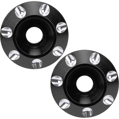2 pièces Joint Aileron Arrière Renforcé, Protection Universelle pour 1/10 Voiture de Course Tout-Terrain (Noir) (1/5)