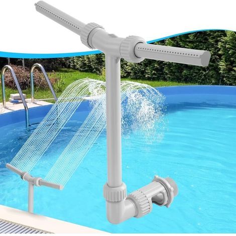 Pool fountains - Dual jet fountains for in-ground/above-ground pools, high-pressure waterfall fountains and sprinklers for in-ground pools, and accessories for above-ground pools (1/4)