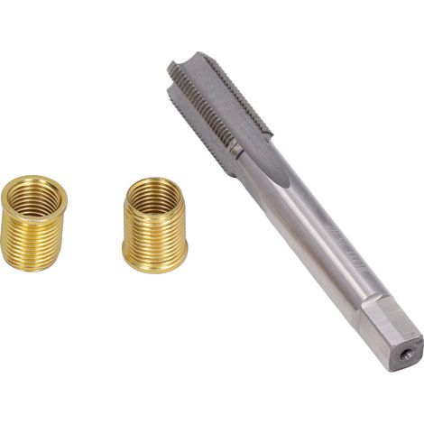 Werkzeugset zur Reparatur von Zündkerzengewindebohrungen: Metalleinsätze M12x1,25, Gewindebohrer M14x1,25, 14-mm-Gewindenachbearbeitungsset (1/5)