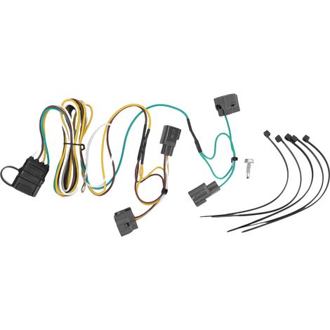 Cablaggio per rimorchio a 4 pin 55363, ricambio per gancio di traino laterale del veicolo per Wrangler TJ 1998 – 2006. (1/5)