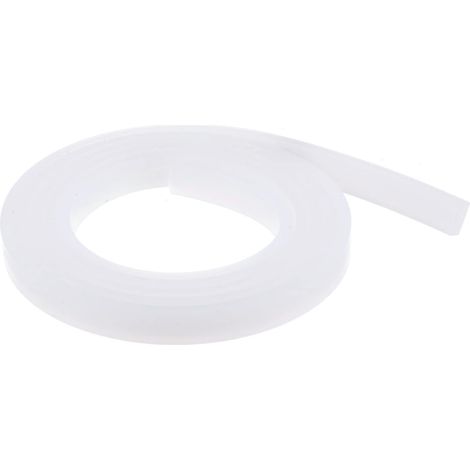 Bande de silicone solide et flexible sourcing map, rouleau rectangulaire sans adhésif 0,31 po x 0,12