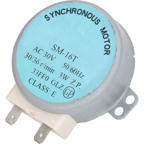 Galanz Microwave Oven Turntable Motor – Model SM-16T, 30V AC Synchronous, Aluminum and Copper (1/5)