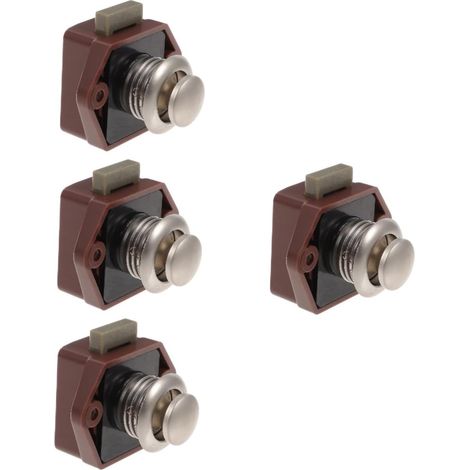Lot de 4 verrous de tiroir pour camping, car, garde, manger (1/5)
