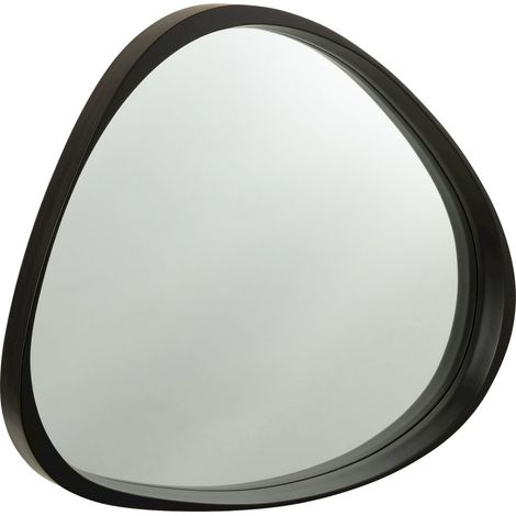 Miroir mural Atoka en Bois - Ebène (1/2)