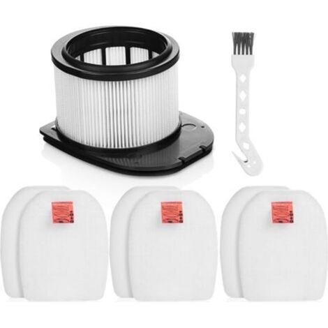 Filtri IZ300UK per aspirapolvere senza fili Shark, 1 filtro HEPA + 3 filtri in feltro e 3 filtri in schiuma di ricambio per IZ300, IZ300UK, IZ320, IZ320UK