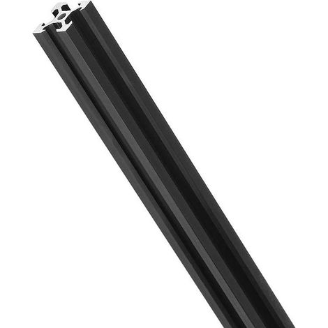 Profilé Aluminium 1000mm 2020 V Type Rail Linéaire Noir Norme Européenne Extrusion Métallique Standard (1/5)