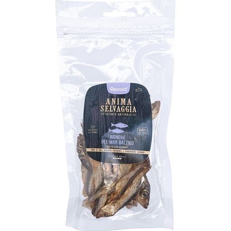 Anima selvaggia snack pesciolini aringa 70g per cani (1/2)