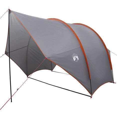 Toldo Trasero Resistente al Agua Gris y naranja