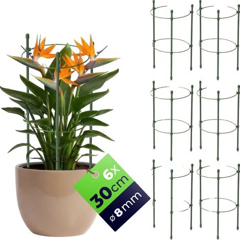 Soporte para plantas, construcción de acero resistente, fácil instalación, verde claro (1/5)