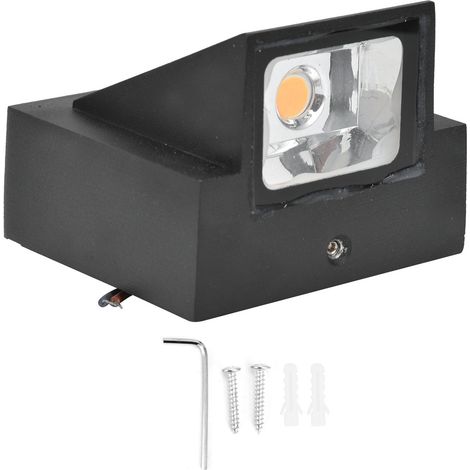 Applique murale extérieure 5W COB, lumière chaude sans scintillement, étanche IP65, pour couloir et cour, 85-265V (1/5)