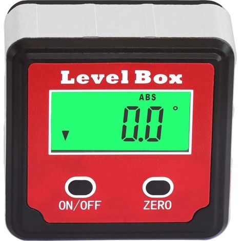 Waterproof Digital LCD Protractor Inclinometer Angle Box Angle Box Bevel Box Leveling Angle Box Built-in Magnets - RWTools Hand Tools Measure & Annotate Spirit Level (1/5)