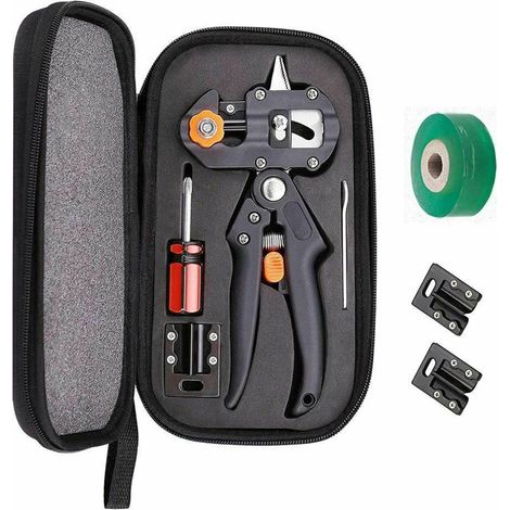 Kit d'outils de taille pour pépinière : sécateur, cisailles, outils de coupe et ruban adhésif (1/5)