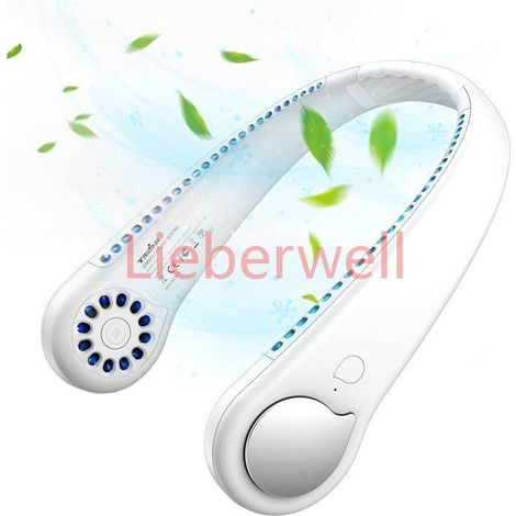 Ventilateur de cou , PZCC , Rechargeable , Silencieux , Portable , 360° (1/4)