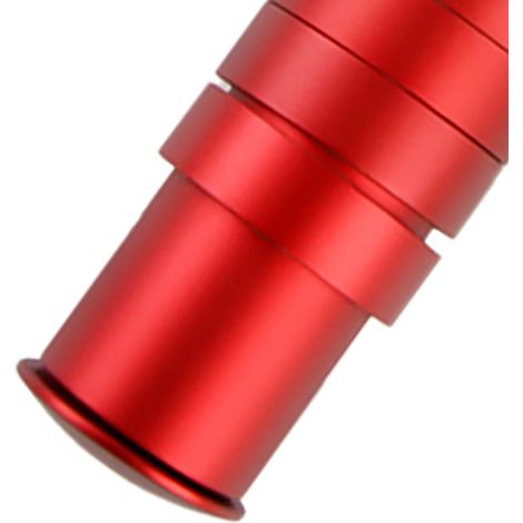 Rehausseur de guidon pour vélo de route et VTT, potence de fourche en alliage d'aluminium, adaptateur pour guidon haut, 13 cm, rouge (1/5)