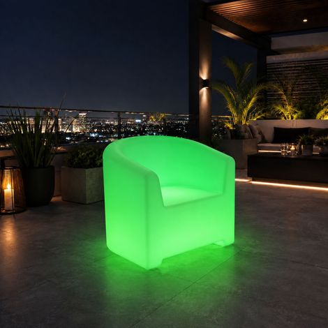 Sillón Luminoso LED RGBW - 16W - Recargable