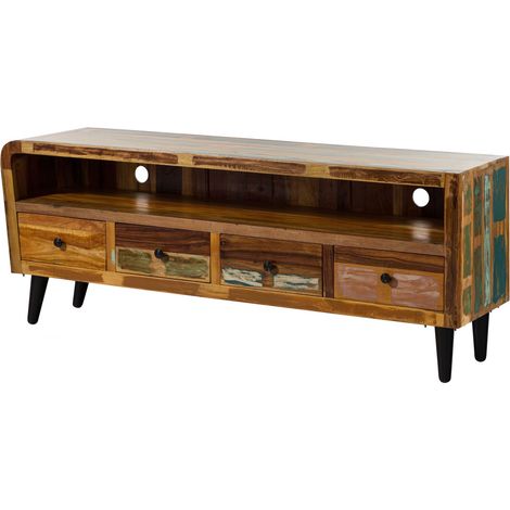 TV-Board Altholz 180x45x70 mehrfarbig lackiert SIXTIES 119