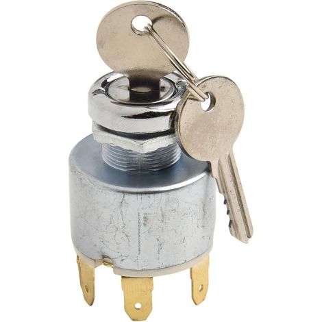 Commutateur d'allumage 7 pour broches 12V avec clés Commutateur 7 pour broches, 12V, compatibilité large, démarrage rapide, conception compacte (1/5)