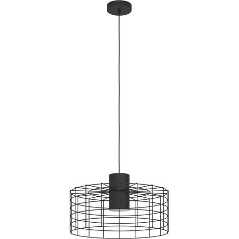 Suspension Eglo Milligan 1xE27 Noir 480mm (1/3)