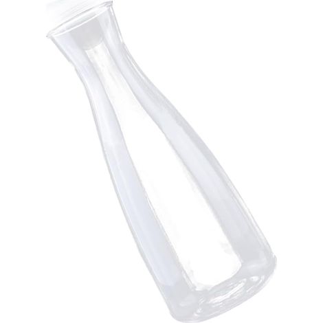 à eau transparente en plastique Auspc 1600 ml avec couvercle (1/4)