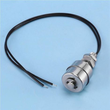 4X Aquarium Piscine Liquide Elevations Capteur Interrupteur A Flotteur en Acier Inoxydable argent ton,4 x capteur de niveau d'eau (1/5)