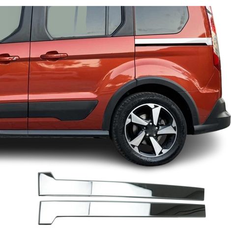 Bande de Porte latérale pour Ford Connect 2019-2021 L1 FL acier inoxydable 2Pcs (1/5)