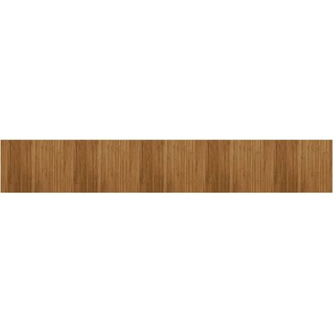 Tapis rectangulaire marron 80x500 cm bambou (1/5)