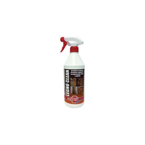 LEGNO CLEAN DETERGENTE SPECIFICO PER LA PULIZIA DI INFISSI IN LEGNO- - ml.750 in flacone spray - 12 pezzi DIXI