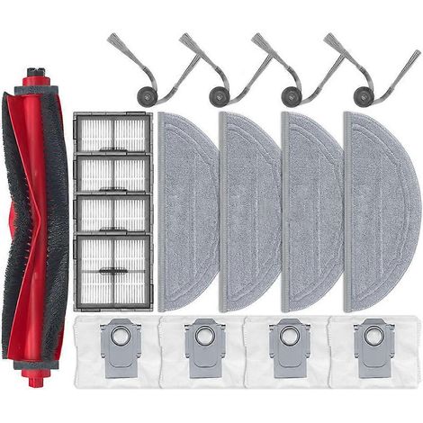 Pièces et accessoires pour Roborock Q10 S5 / Q10 VF / Q10V / S8 Pro / S8 Pro Plus : brosse principale, filtre, sac à poussière (1/5)