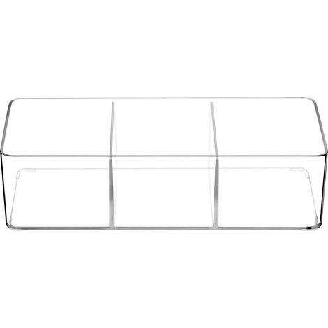 Aufbewahrungsbox aus Acryl für Tee, Aufbewahrungsbehälter aus Acryl für Teebeutel, Kaffeebeutel, Kaffeekapseln, Süßstoffe, Zucker usw.
