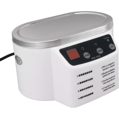 Nettoyeur Ultrasonique WK968 Tactile pour Bijoux, Verres, Circuits Imprimés et Quincaillerie - Machine de Nettoyage à Haute Fréquence, Prise UE 220V (1/5)