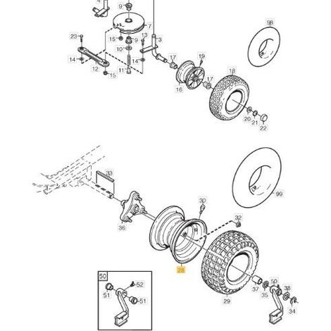 Front Wheel Rim 4.375 X 8