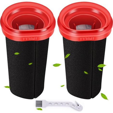 Lot de 2 Filtres pour Aspirateur Sans Fil Bosch Flexxo Serie 4, Compatibles BBH32101 BBH3ZOO25 BBH3211GB 25.2V/21.6V, Pièce de Rechange Lavable