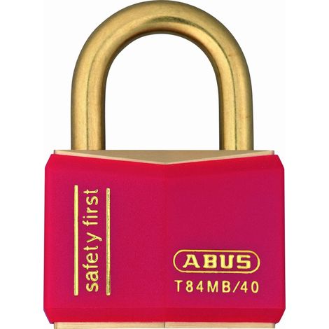 ABUS Mechanical T84MB/40mm Red Rustproof Padlock ABUT8440RED (1/4)