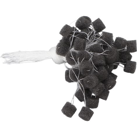 50 bouchons d'oreille en mousse douce pour appareils auditifs, avec cordon de sécurité, accessoires pour prothèses auditives, noir et gris (1/5)