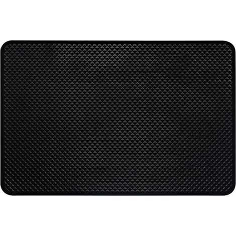 1 alfombrilla antideslizante para salpicadero de coche, autoadhesiva de gel de silicona, lavable y reutilizable, para teléfono móvil, llaves y monedas (18 x 13 cm) (1/5)