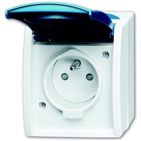 Prise De Courant 53 Ocean Gris/Vert-Bleu 2CKA002017A0763 ABB 583840