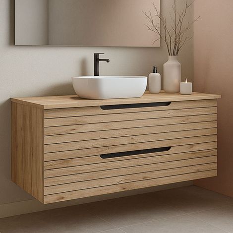 Kibath Mueble+lavabo KEN 100x45 cm desierto 2c susp. (1/5)