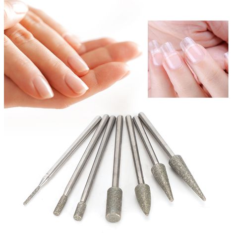 Tête de ponçage diamantée électrique pour manucure, fraise pour ongles modèle NO.09, accessoire pro (1/4)