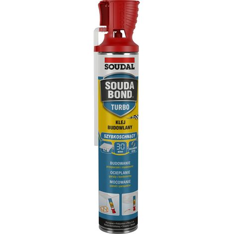 Adesivo universale in schiuma Soudabond Turbo GG, tubetto da 750 ml - Colla ST750GG