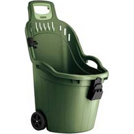 1PZ  CARRIOLA MULTIUSO HELPY CART VERDE LT.50  - cm.59,5x53x88,5h. - lt.50