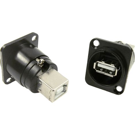XLR Adapter USB A Buchse auf USB B Adapter, Einbau CP30114 Cliff Inhalt: 1 St.