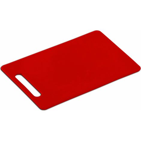 Kesper 30483 Tagliere in Plastica PE, Rosso (1/2)