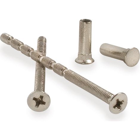 Tornillo Pasante Antirrobo Manetas Niquel