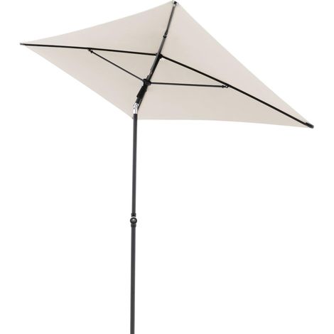 Doppler Ombrellone per il giardino Rethink I 200 cm in grigio I Ombrellone rotondo inclinabile per balcone e terrazza I Ombrellone sostenibile I Parasole da balcone con apertura a mano (1/5)